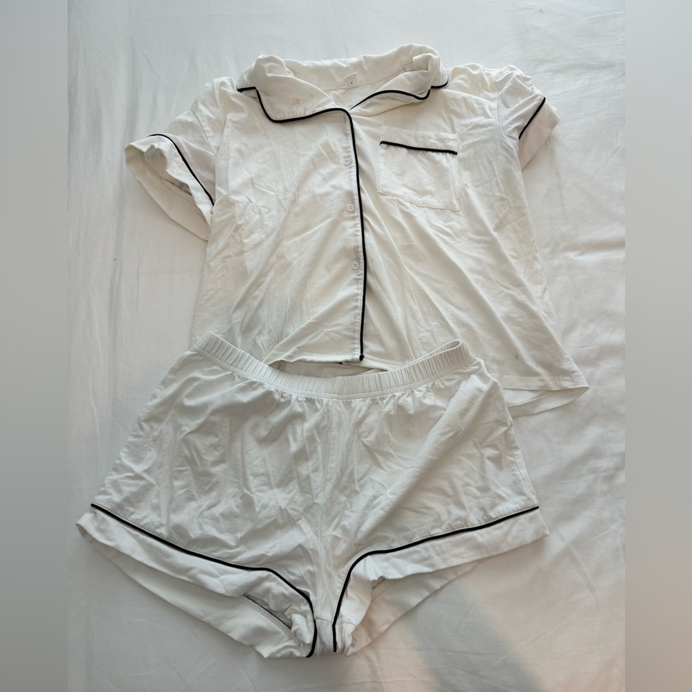 Target Black and White Pajama Set Intimates & Sleepwear